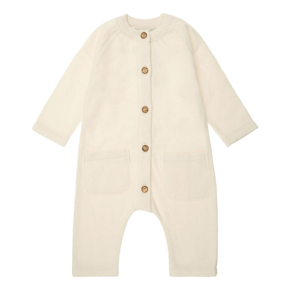 Tocoto Vintage Off White Plush Romper