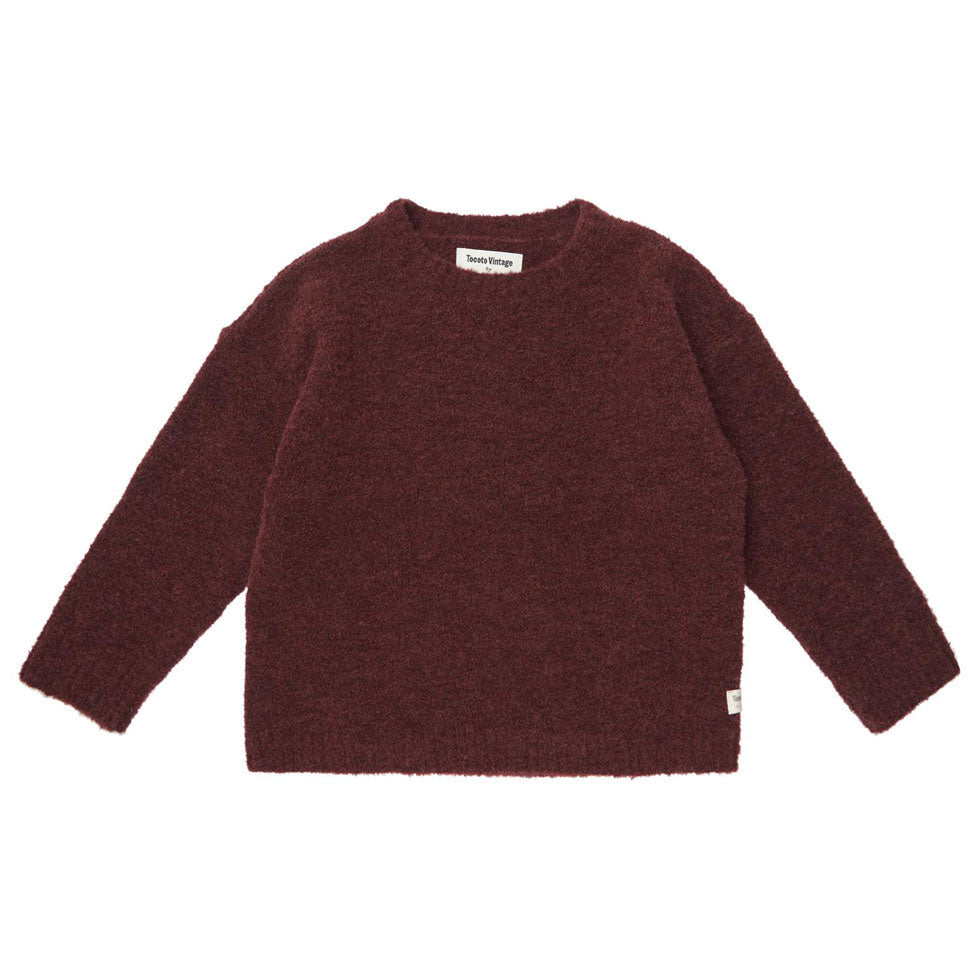 Tocoto Vintage Burdeaux Basic Pullover