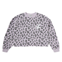 Tocoto Vintage Purple Animal Print Sweatshirt