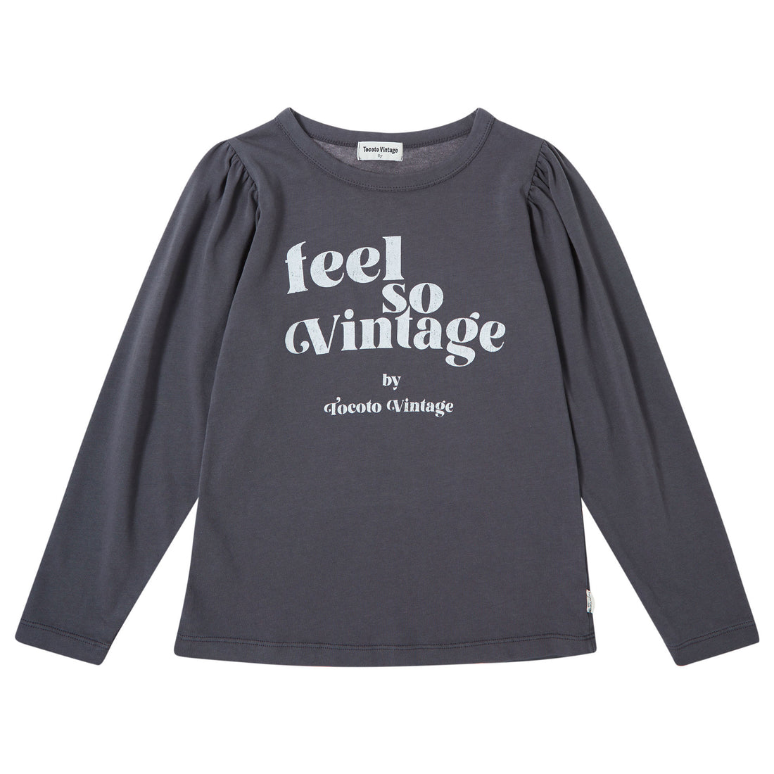 Tocoto Vintage Dark Grey Feel So Vintage T-Shirt