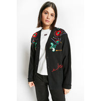 Indee  Black Waffa Cardigan