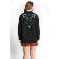 Indee  Black Waffa Cardigan