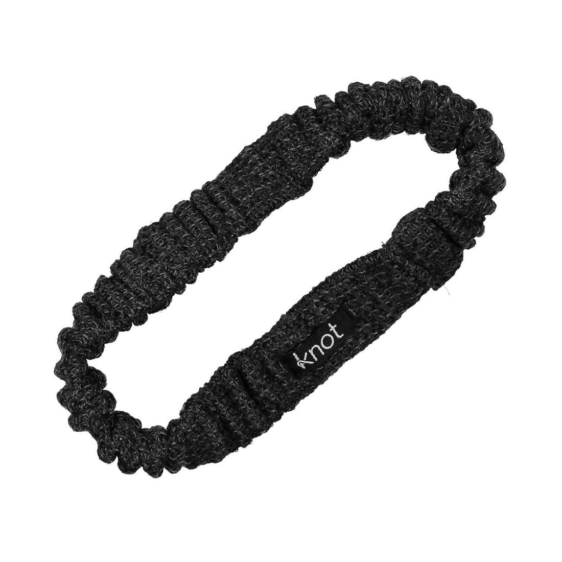 Knot Hairbands  Black Waffle Headwrap