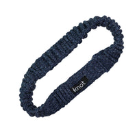 Knot Hairbands  Navy Waffle Headwrap