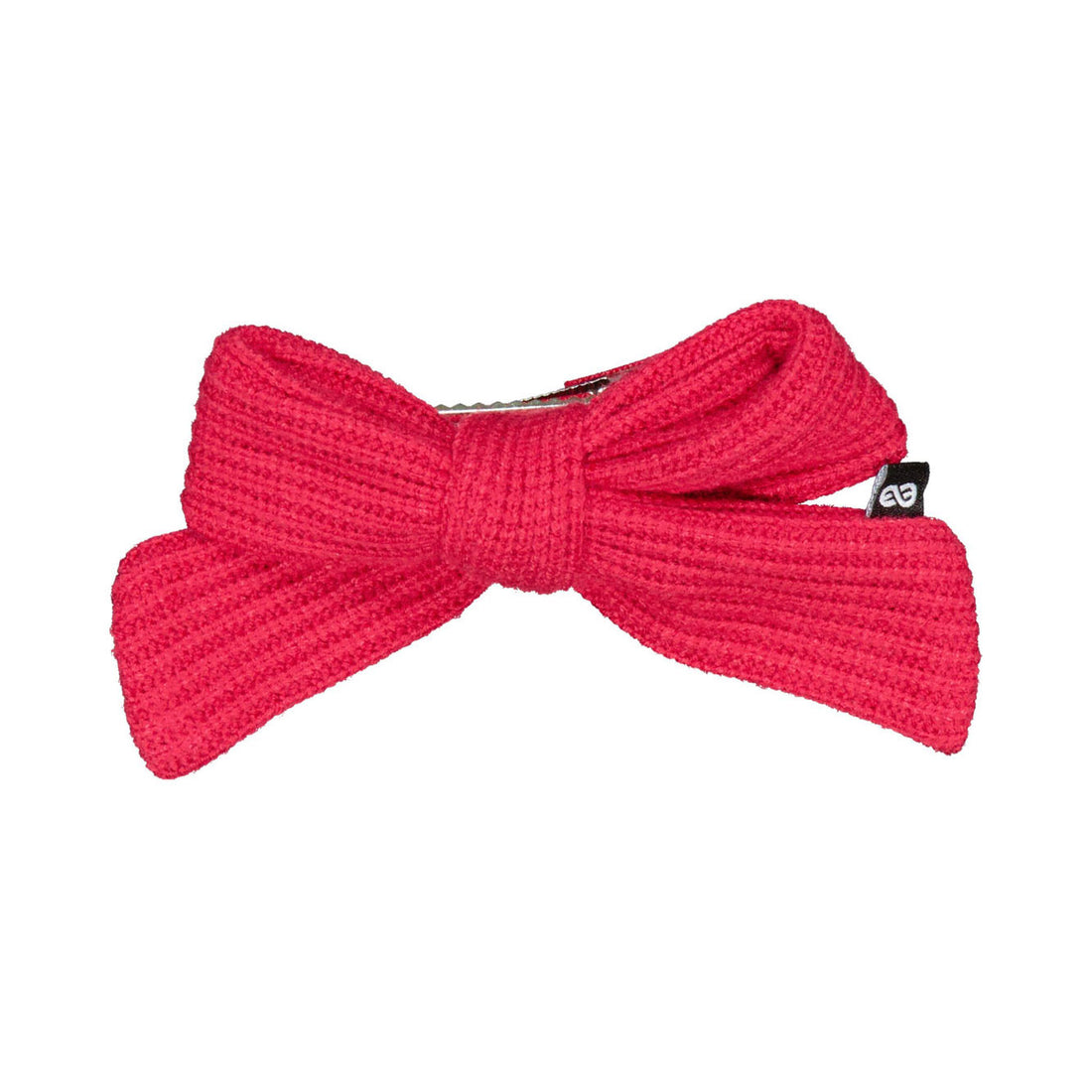 Knot Hairbands Cardinal Red Waffle Bow Clip
