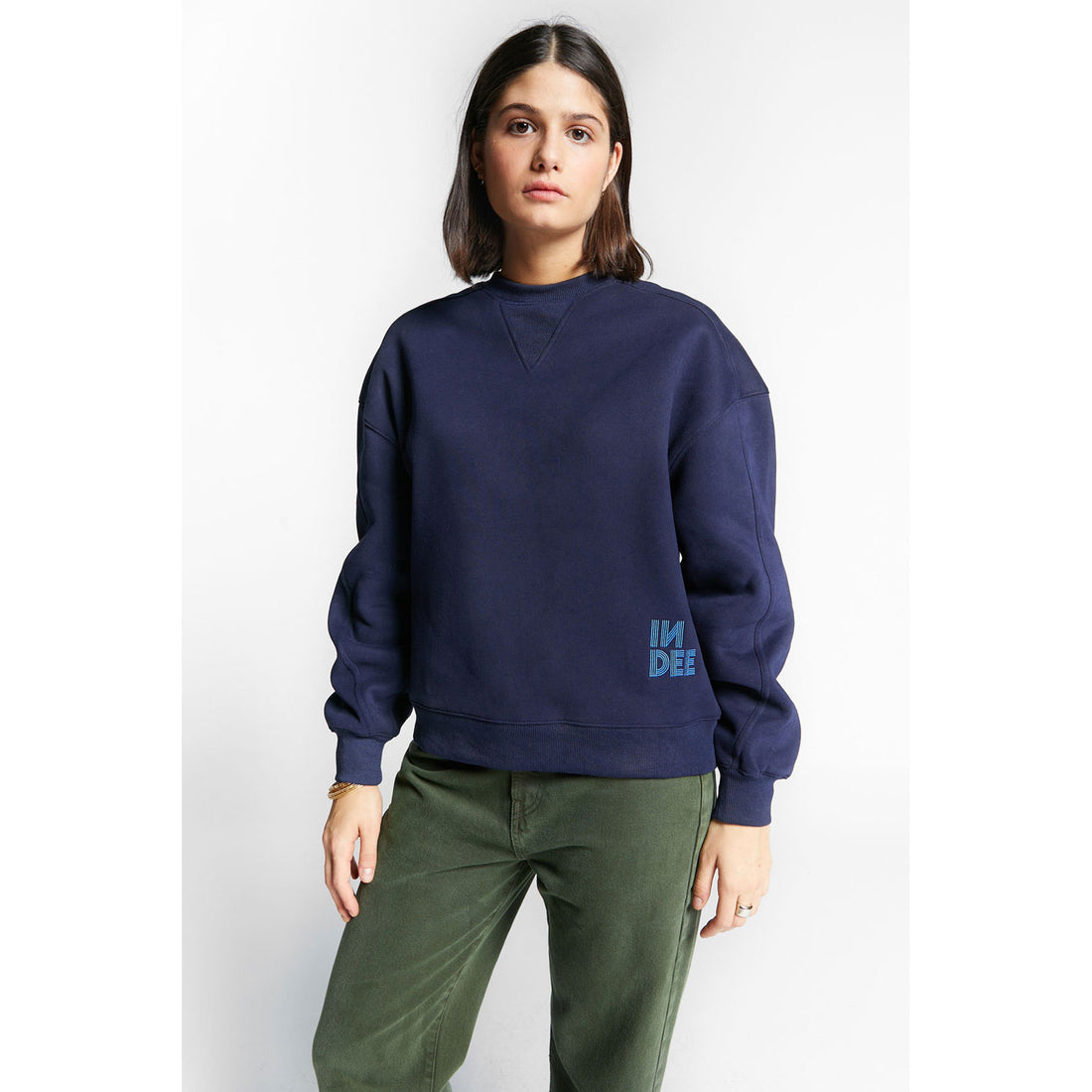 Indee  Navy Wakame Sweatshirt