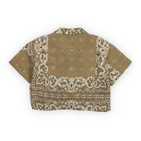 The New Society  Bandana Print Waterlily Special Shirt