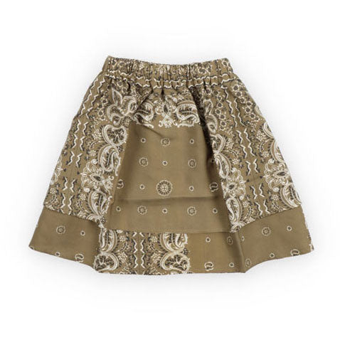 The New Society  Bandana Print Waterlily Special Skirt