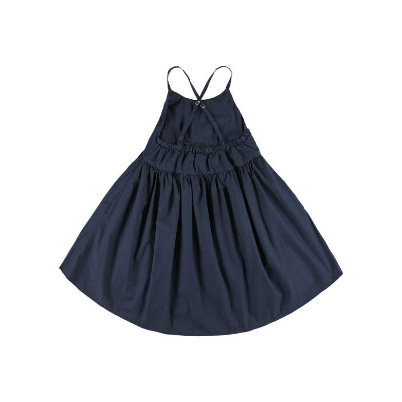 Morley Washed Navy Wave Dress