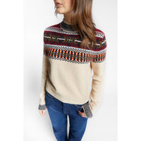 Indee  Off White Western Pullover