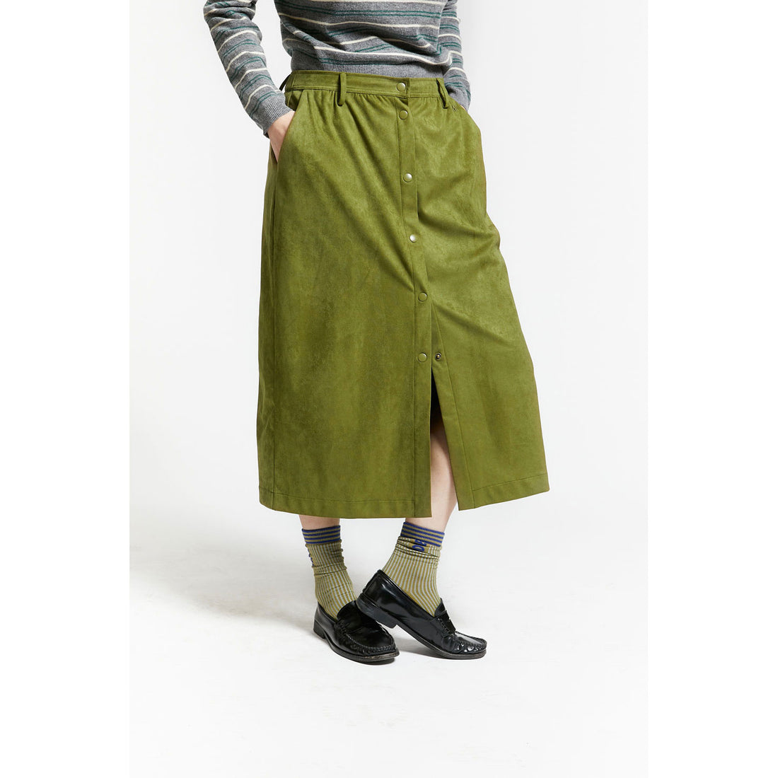 Indee  Olive Westside Skirt