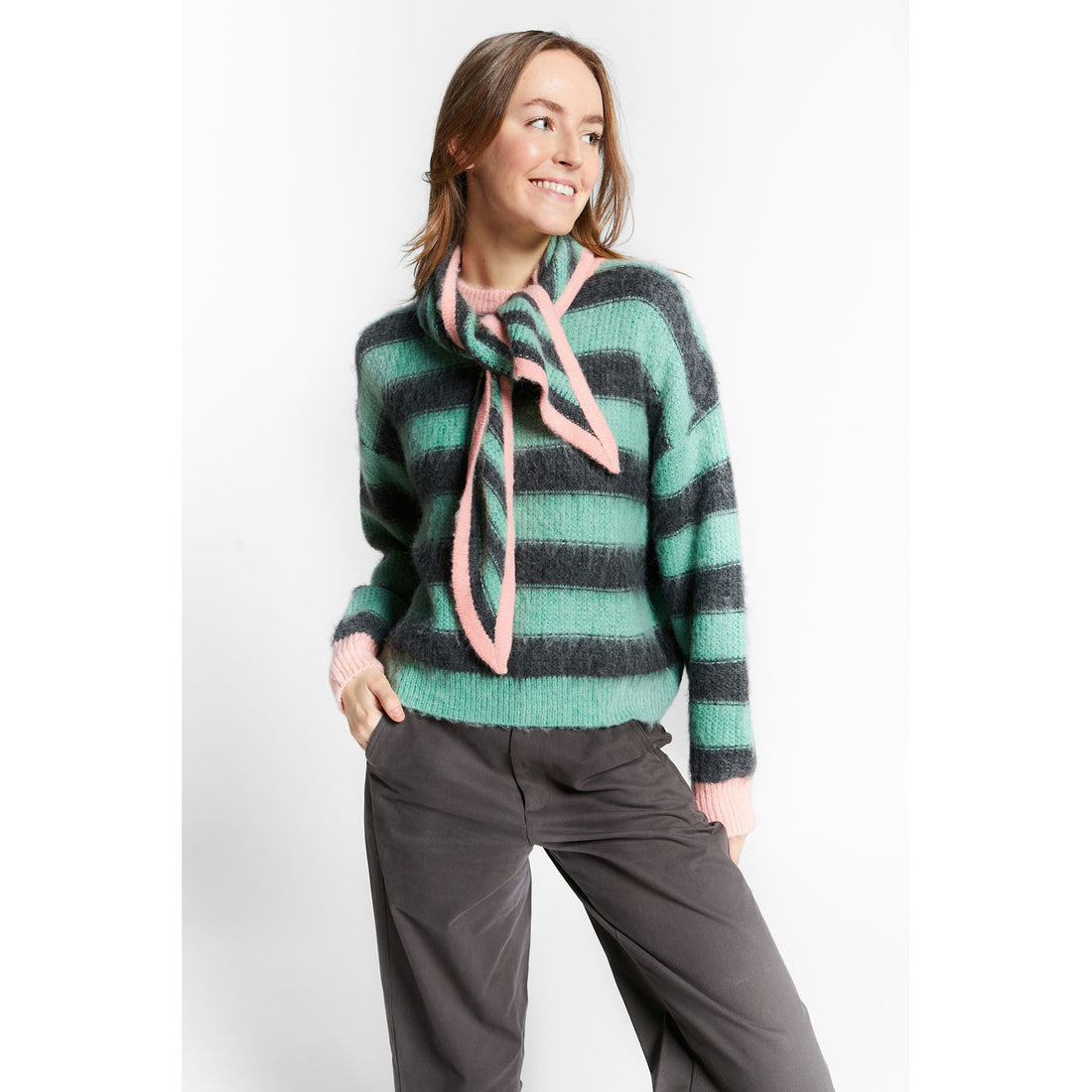 Indee  Jade Green Willow Pullover