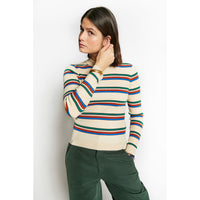 Indee  Off White Wimbledon Pullover