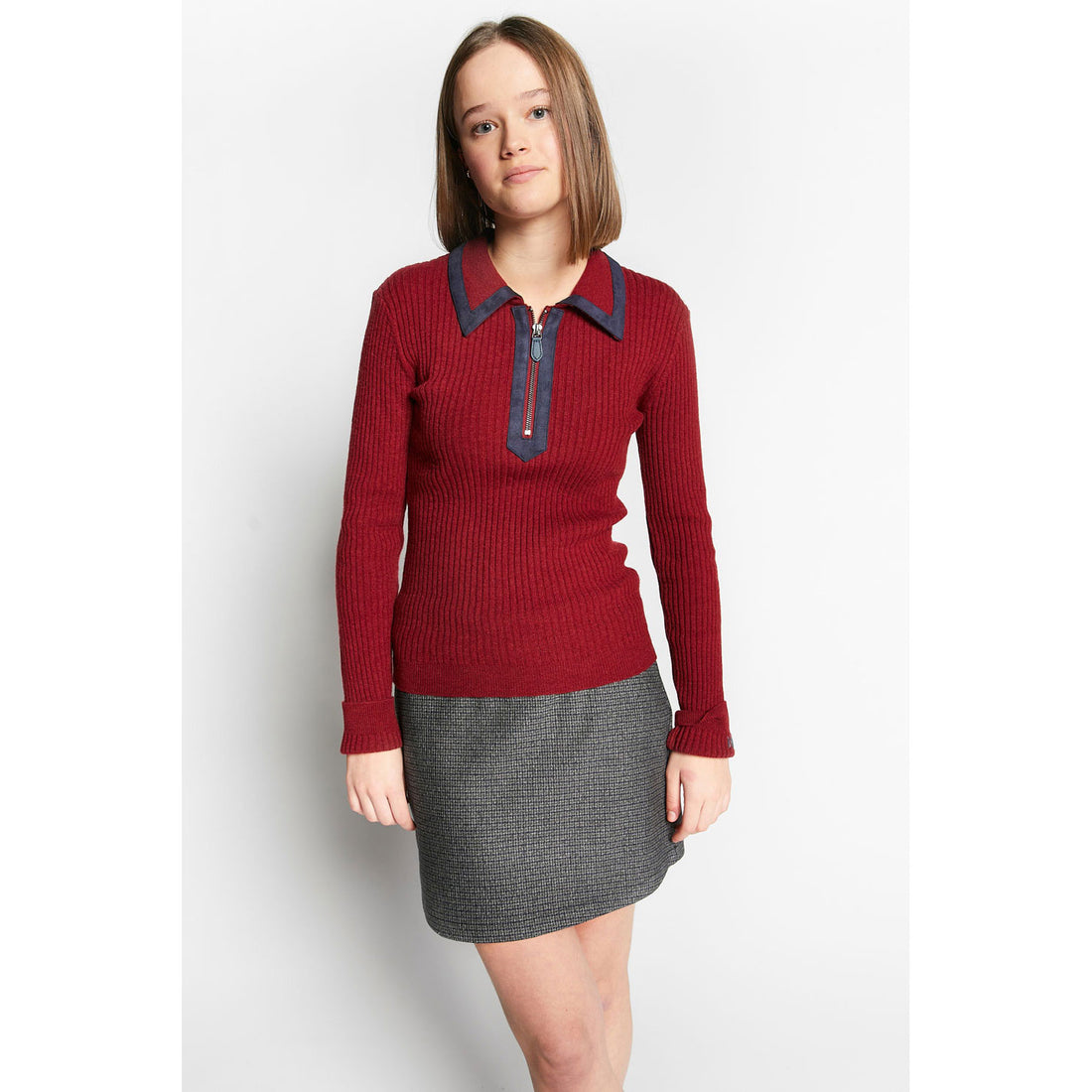 Indee  Merlot Red Wingfoil Pullover