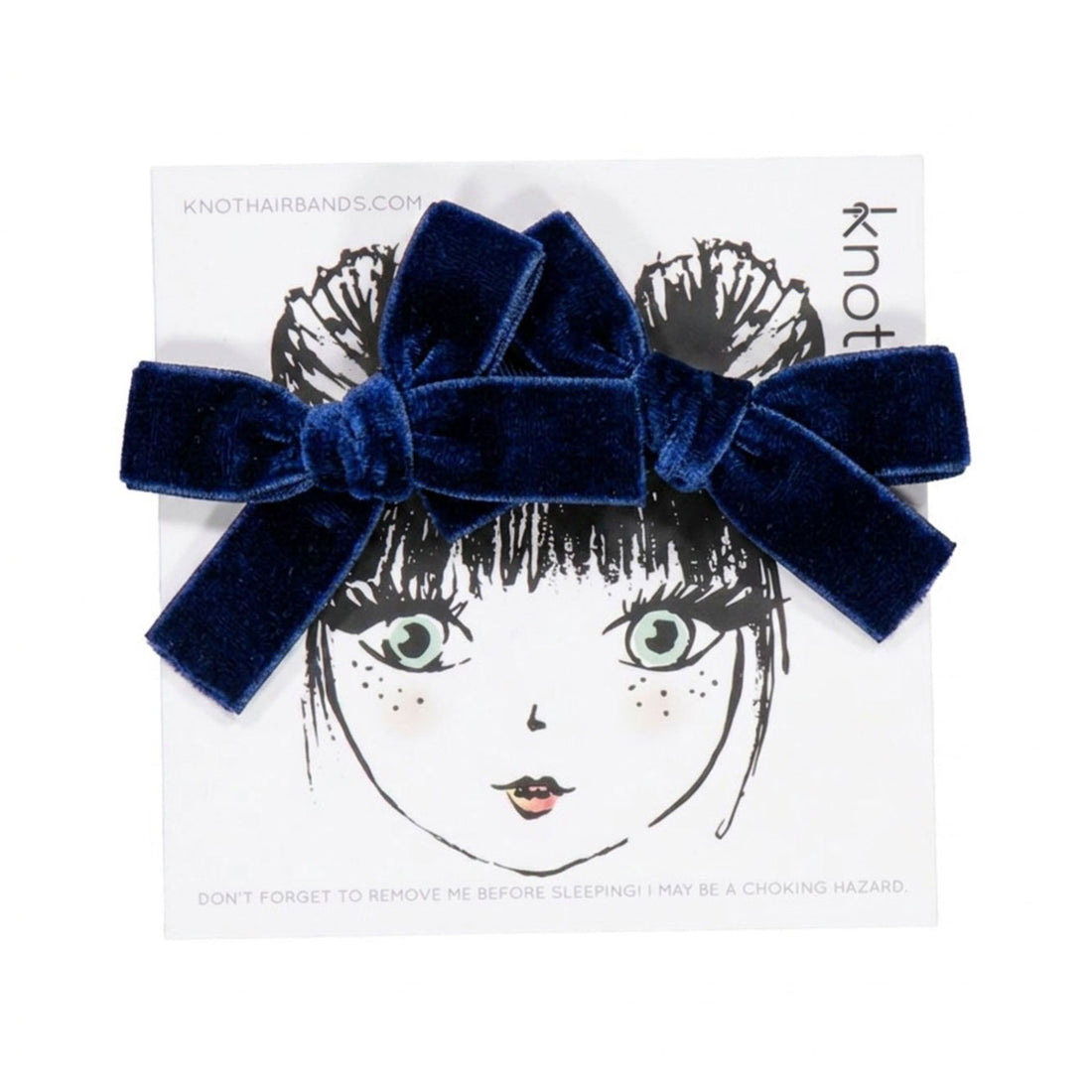 Knot Hairbands Blue Jay Wingtip Ribbon Mini Bow Set
