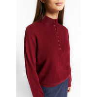 Indee Merlot Red Winter Pullover