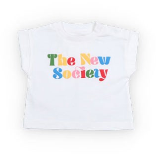 The New Society  Pure Cloud Wisteria Baby T-Shirt