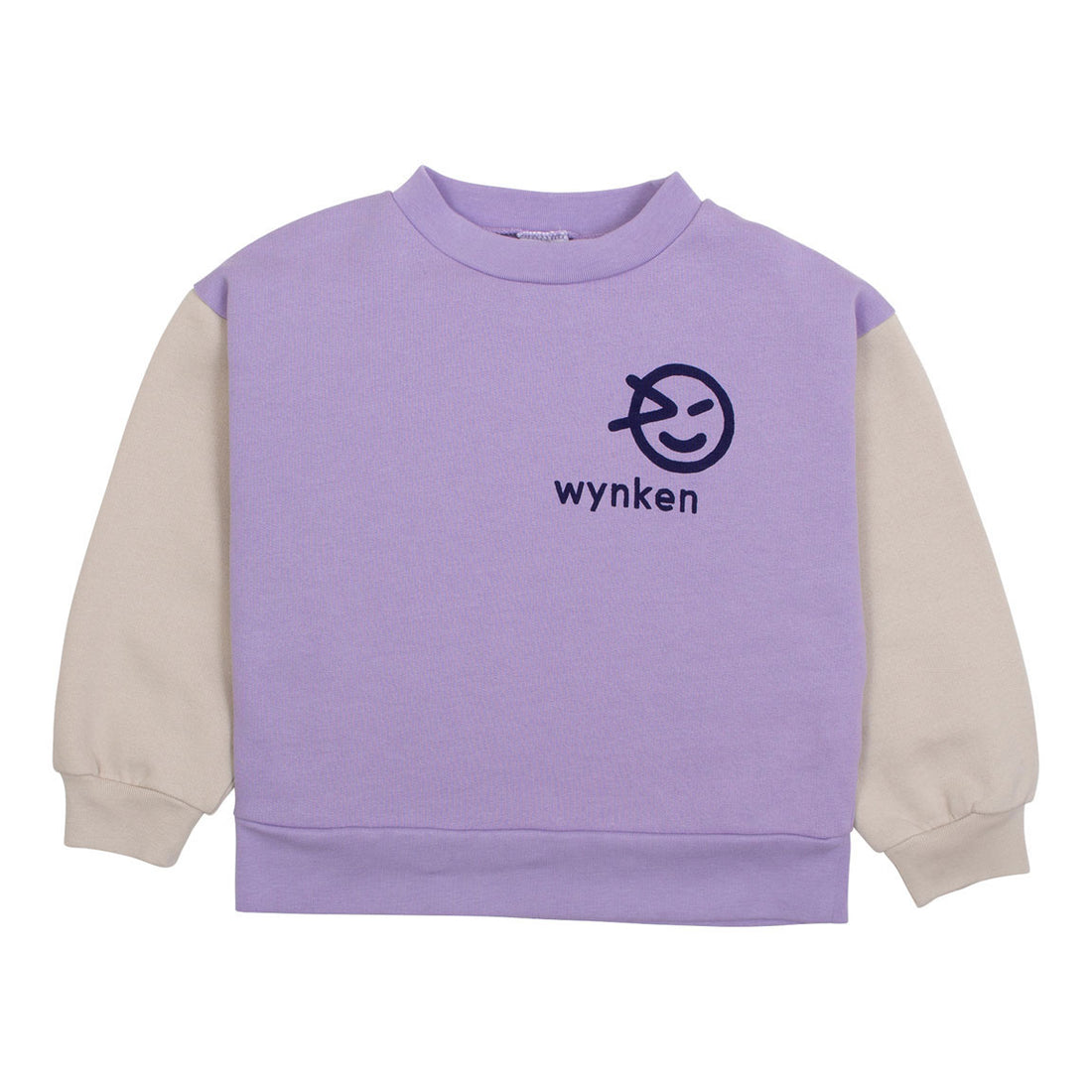 Wynken Lilac/Cool Grey Panel Sweatshirt