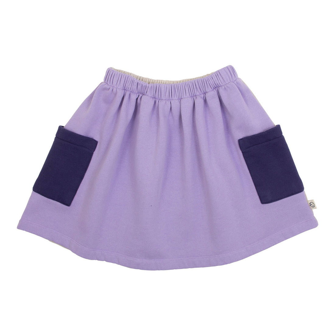 Wynken Lilac/Grey/Navy Panel Pocket Skirt