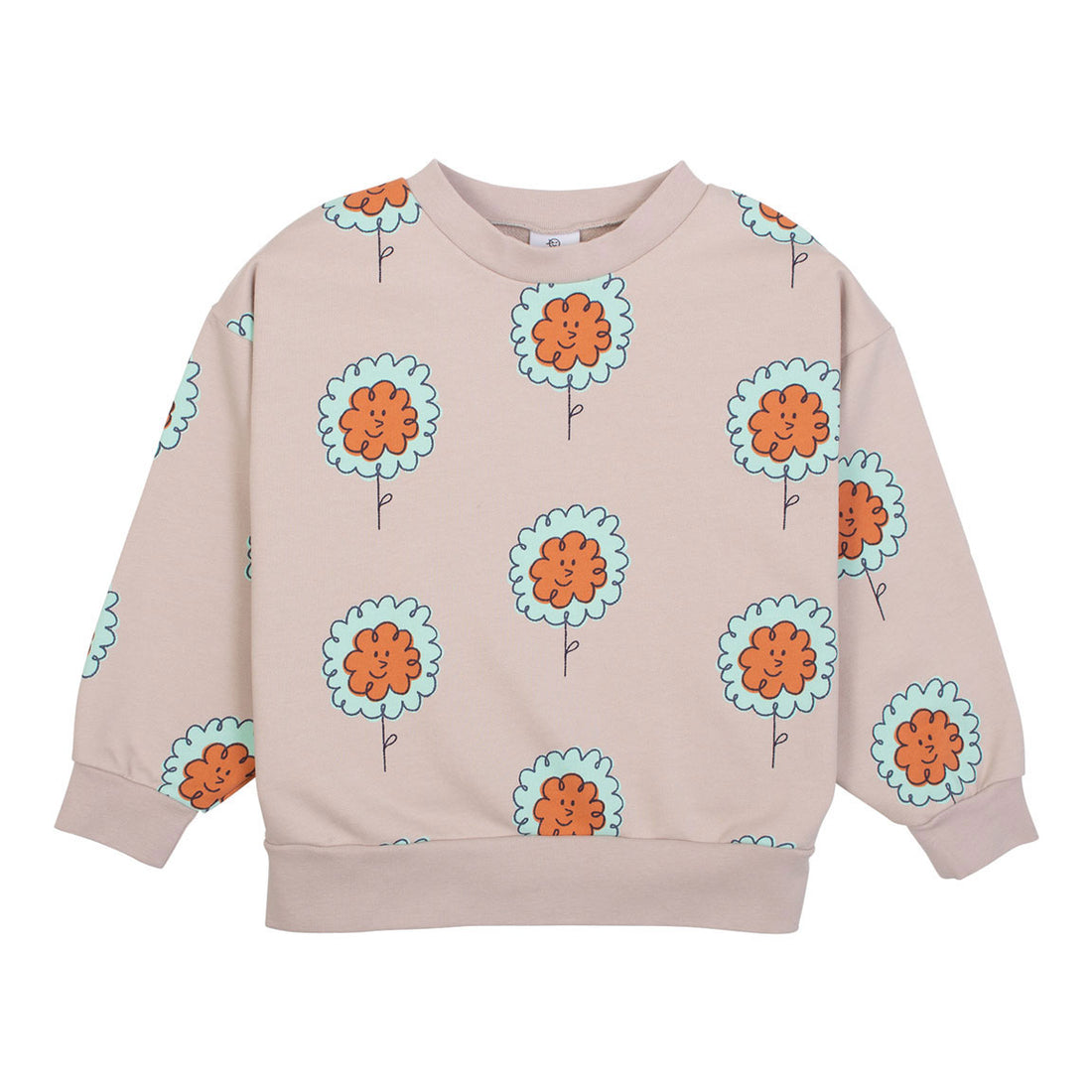 Wynken Cool Grey Ruffle Sweatshirt