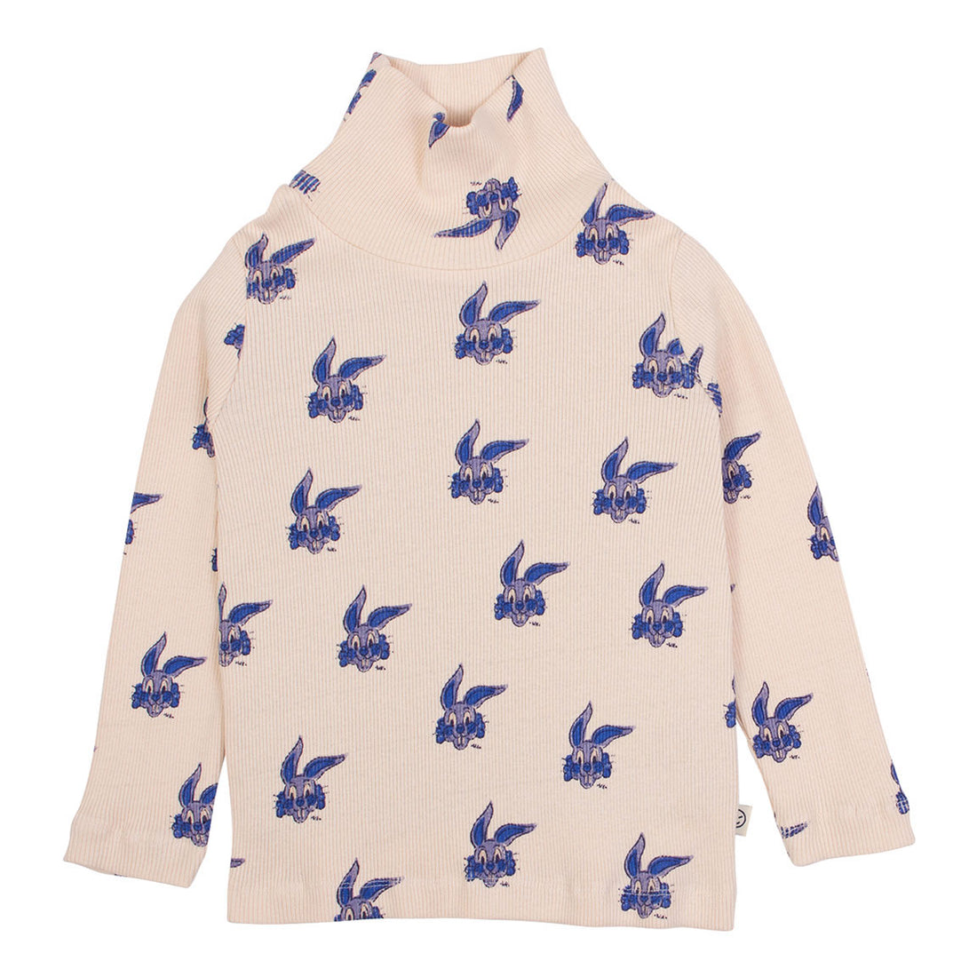 Wynken Lilac Blue Soft Luna Roll Neck Tee
