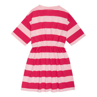 Wynken Pop Pink/Magent Wide Stripe Dress