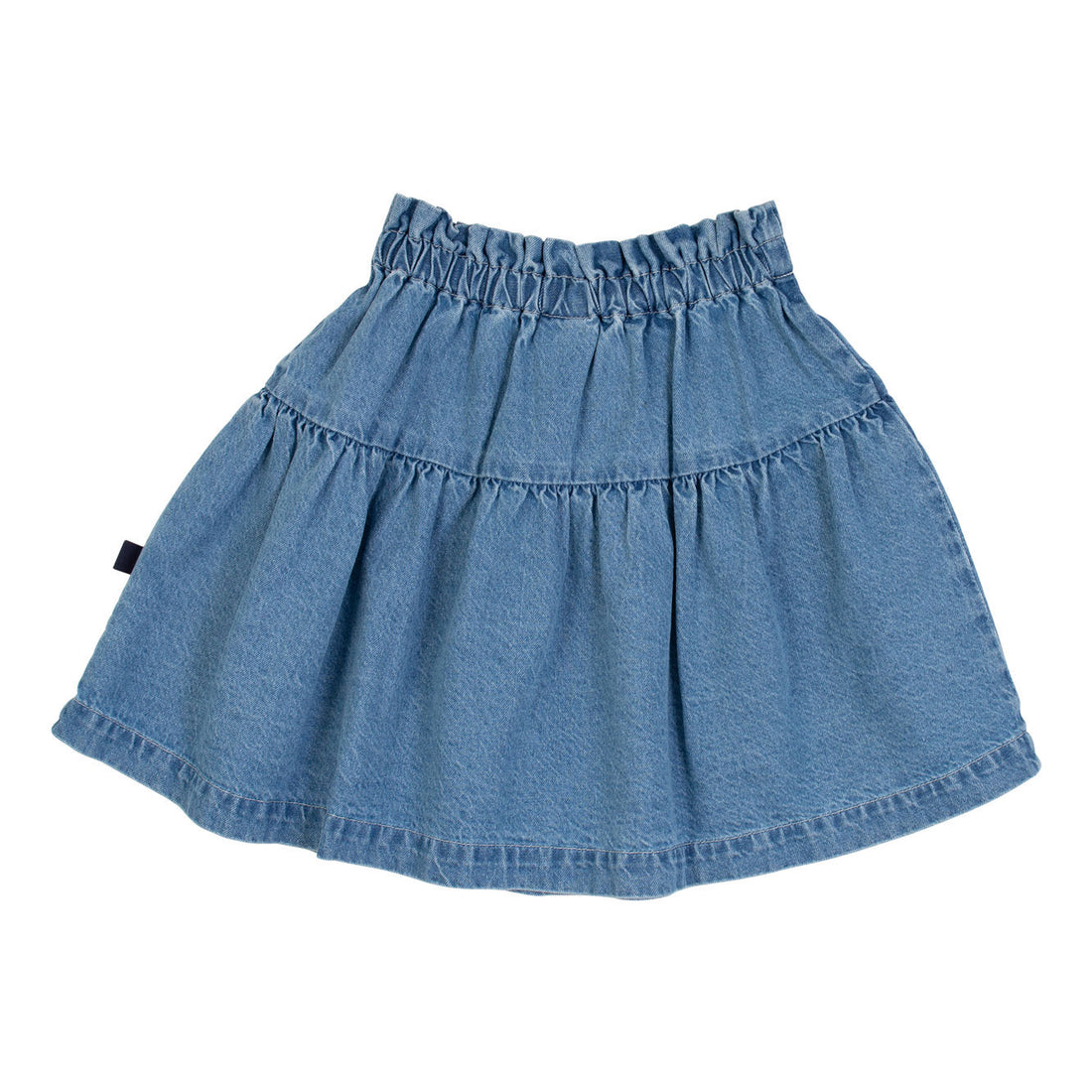 Wynken Mid Bleach Drop Waist Denim Skirt