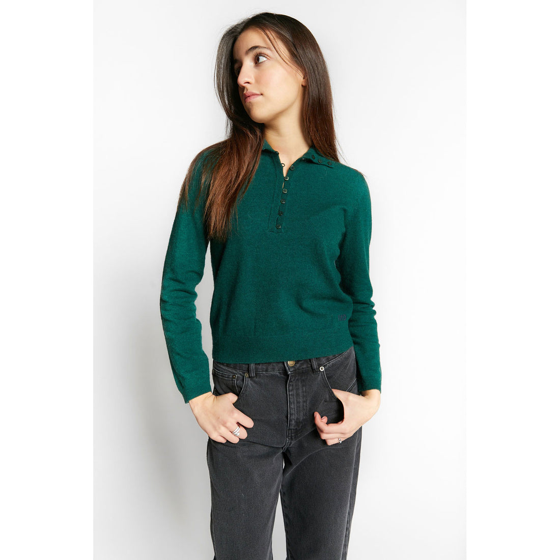 Indee  Green Wodden Pullover