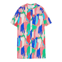 Finger In The Nose Hot Pink Clouds Wonderful Oversized Dress