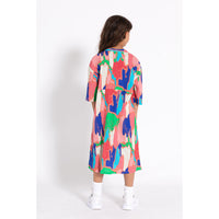 Finger In The Nose Hot Pink Clouds Wonderful Oversized Dress