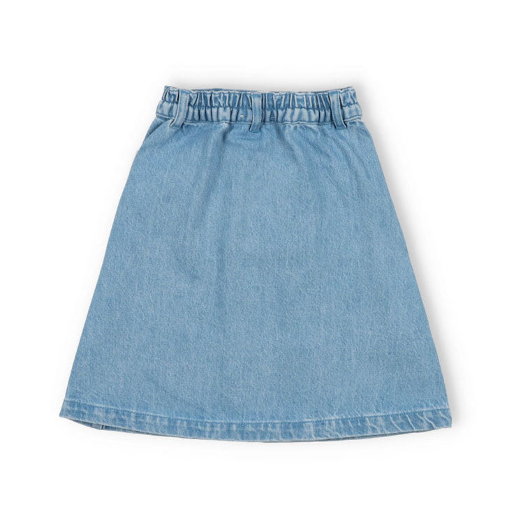 The New Society Blue Denim Woodland Special Skirt