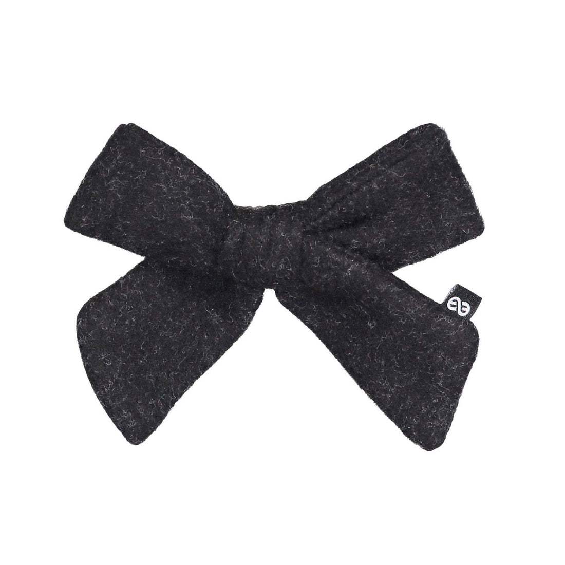 Knot Hairbands Black Woolen Bow