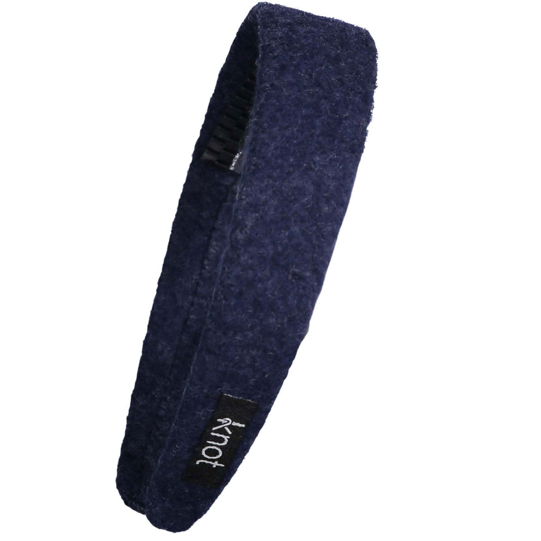 Knot Hairbands Navy Woolen Headband