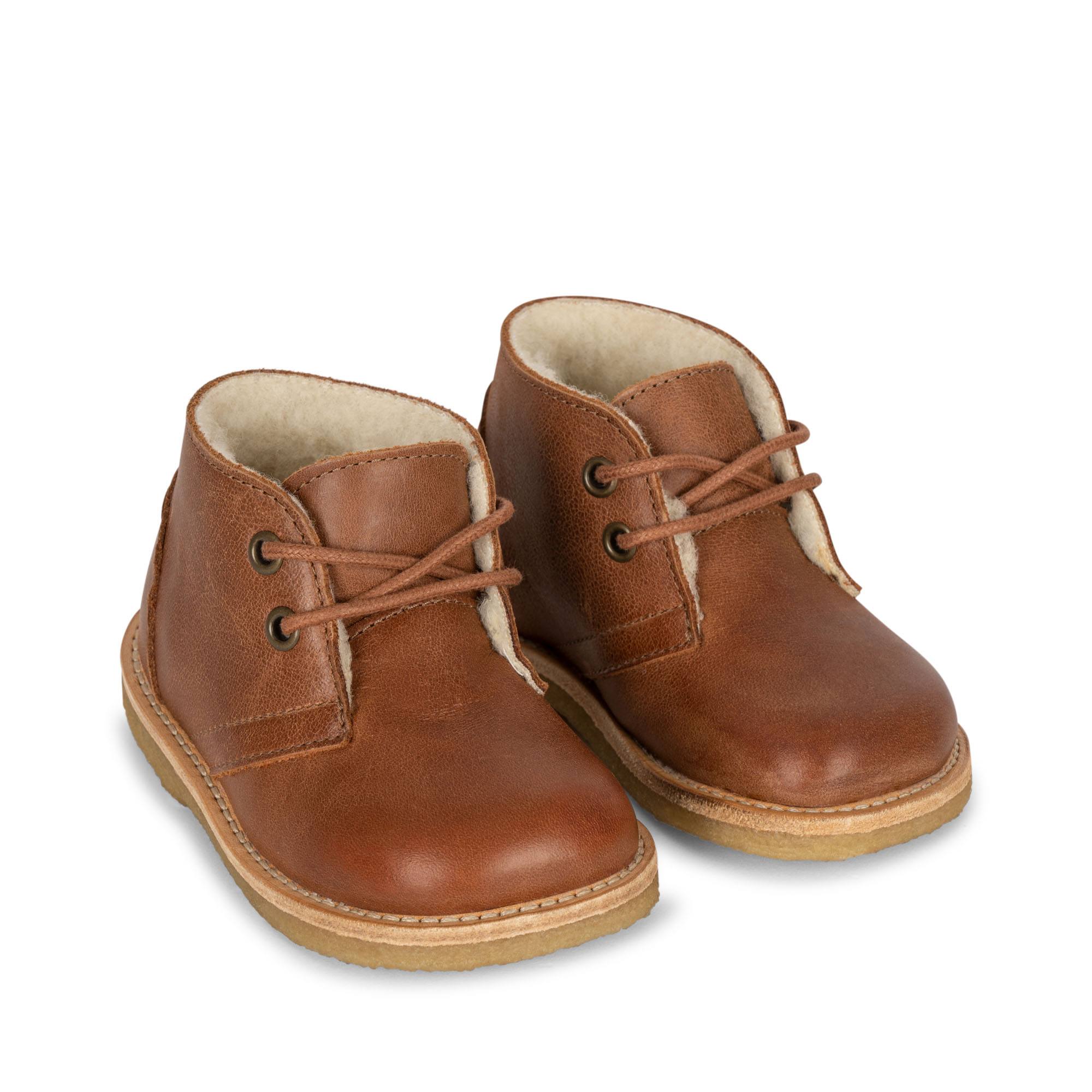 Konges Slojd Cognac Woolie Desert Boot Ladida