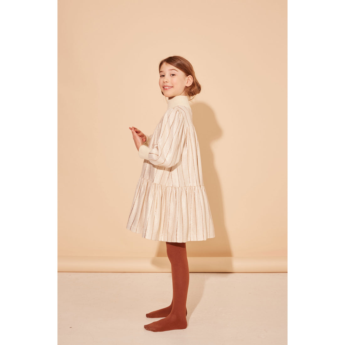 The Middle Daughter Cat Coat Gold Word Of Mouth Dress