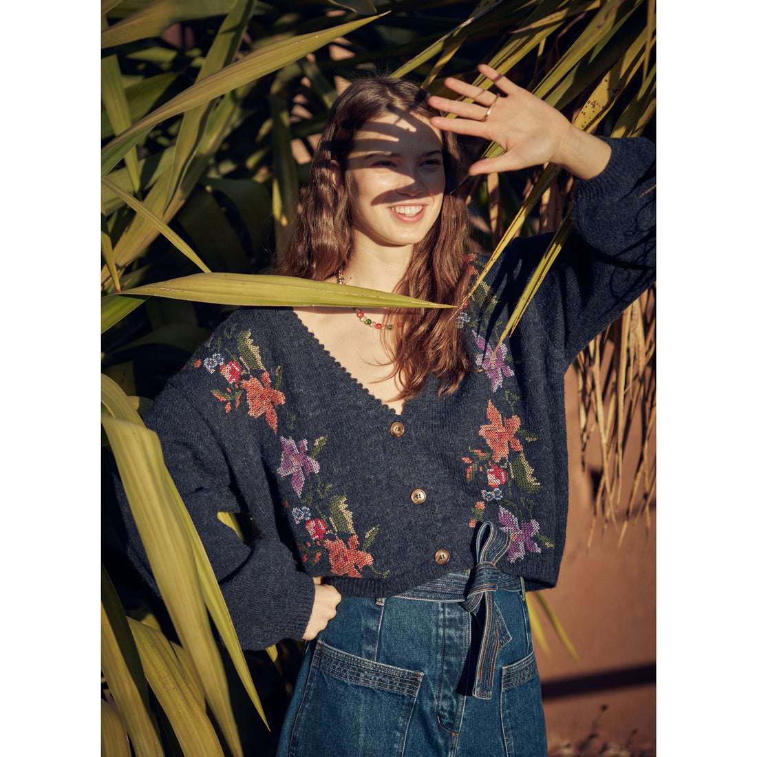 Louise Misha  Midnight Lunami Cardigan