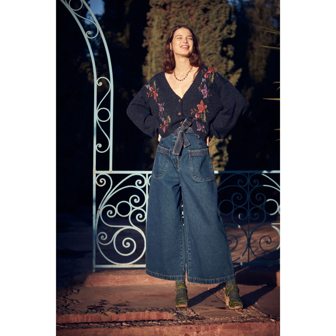 Louise Misha  Midnight Lunami Cardigan