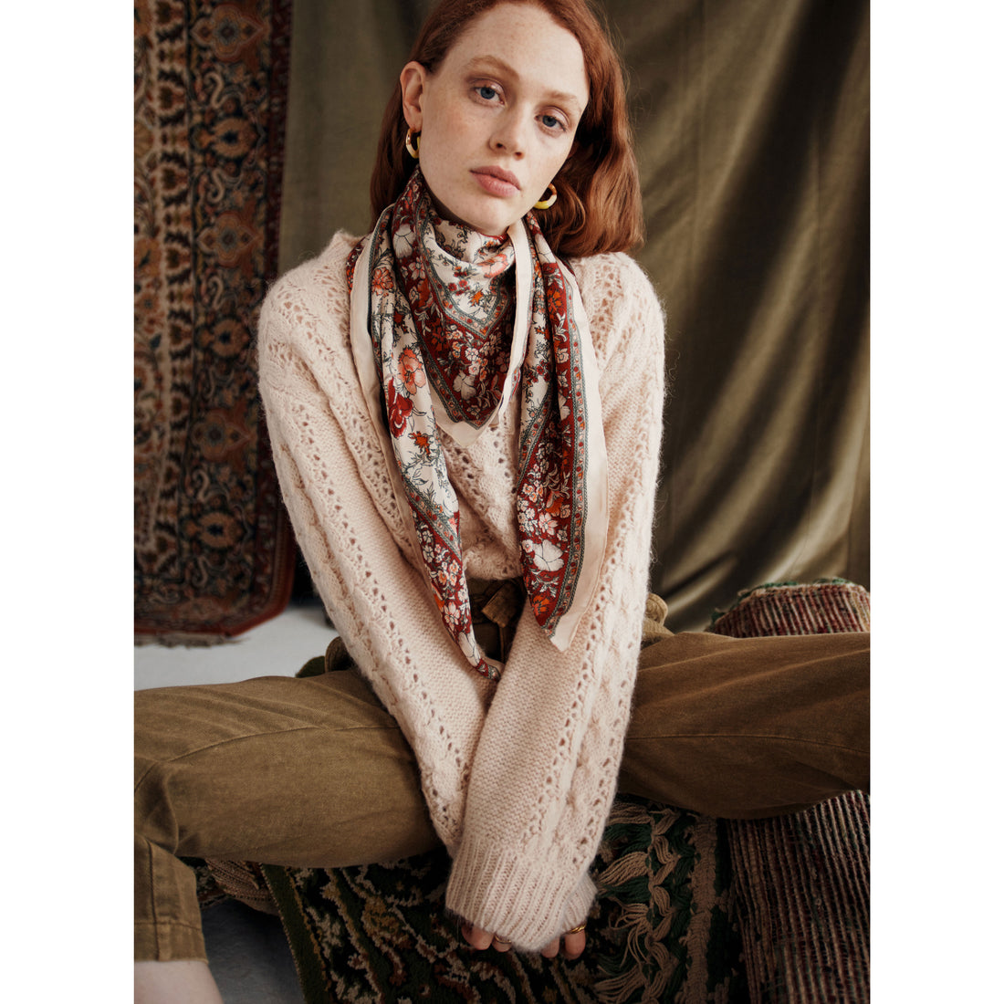 Louise Misha Blush Ascalis Pullover