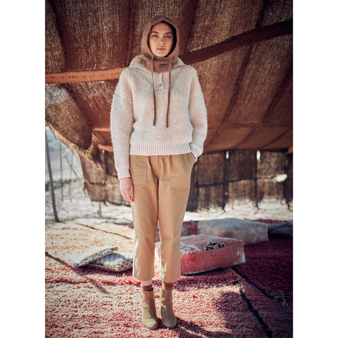 Louise Misha Cream Peter Sweater