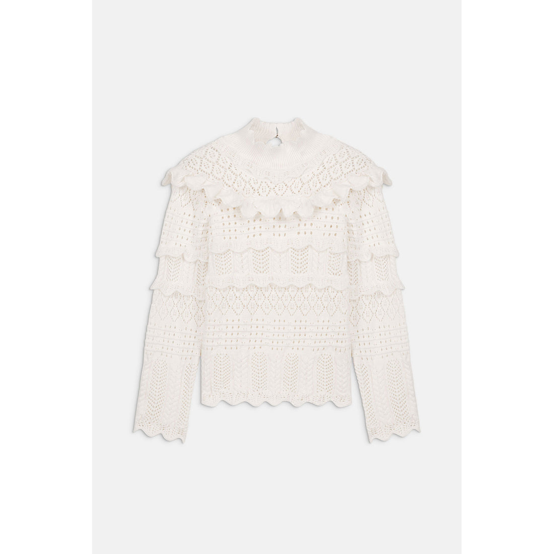 Louise Misha Cream Klara Mockneck