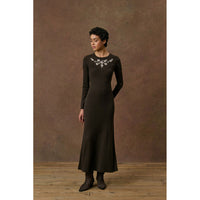 Louise Misha Chocolate Brygida Dress