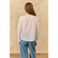 Louise Misha Off White Leonide Womens Blouse