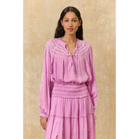 Louise Misha Dusty Pink Pal Womens Blouse