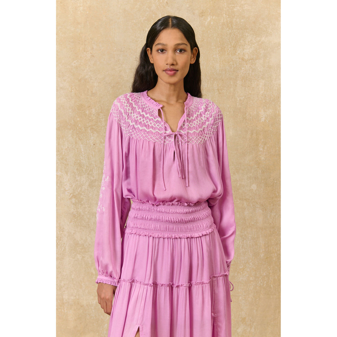 Louise Misha Dusty Pink Polly Womens Skirt