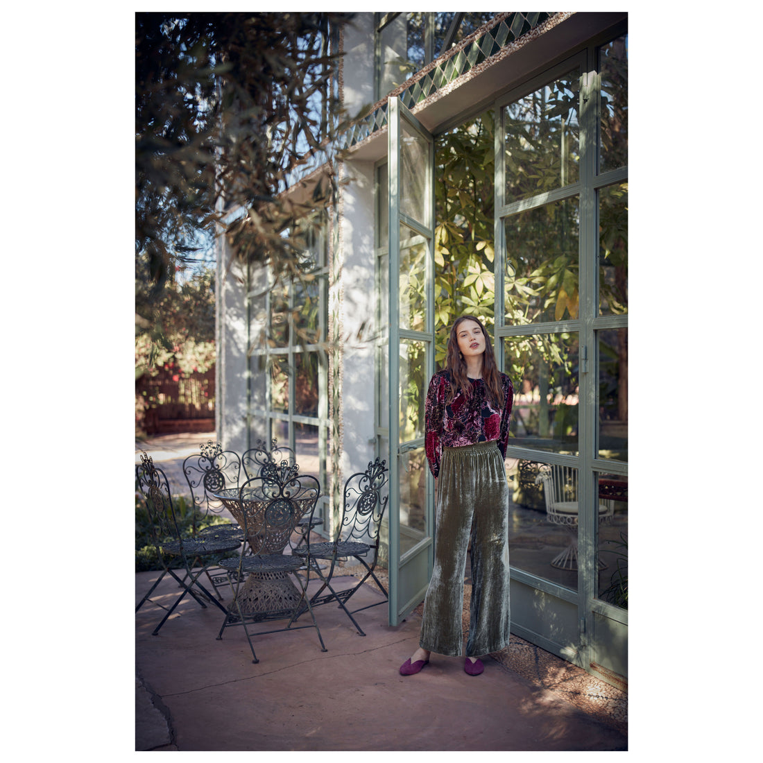 Louise Misha Green Nadia Blouse