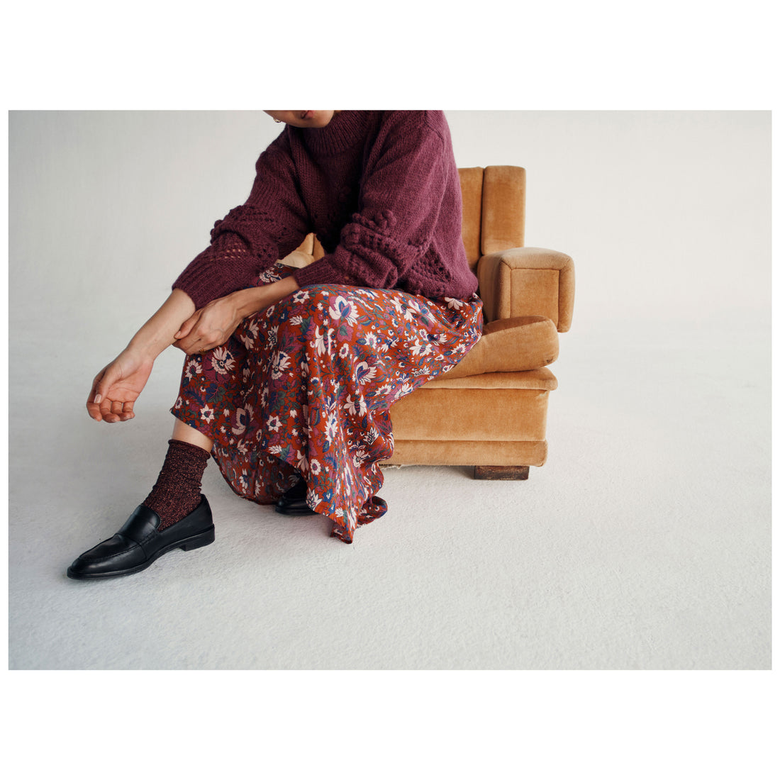 Louise Misha Fox Flowers Guedra Isabella Skirt
