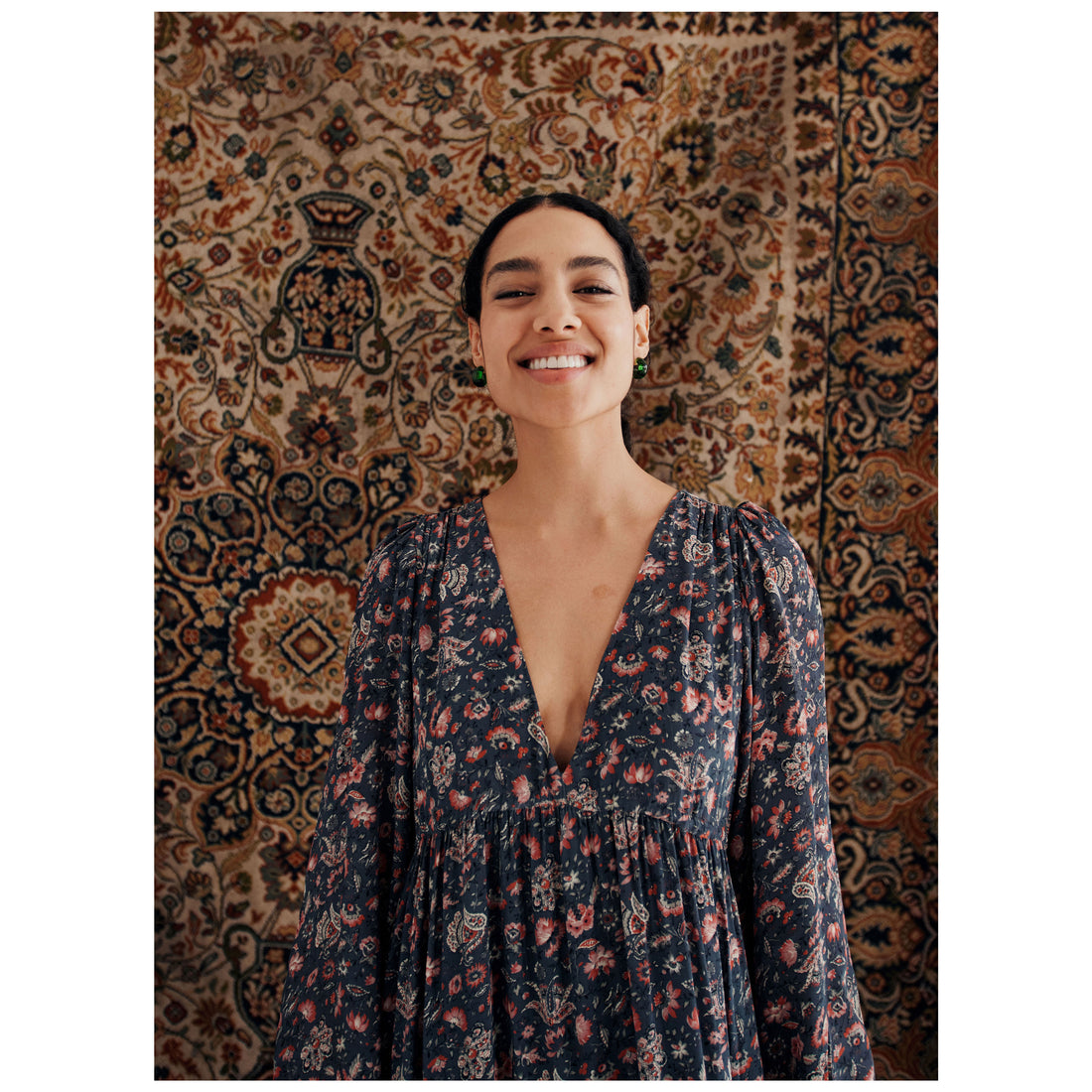 Louise Misha Midnight Flower Fields Balia Dress