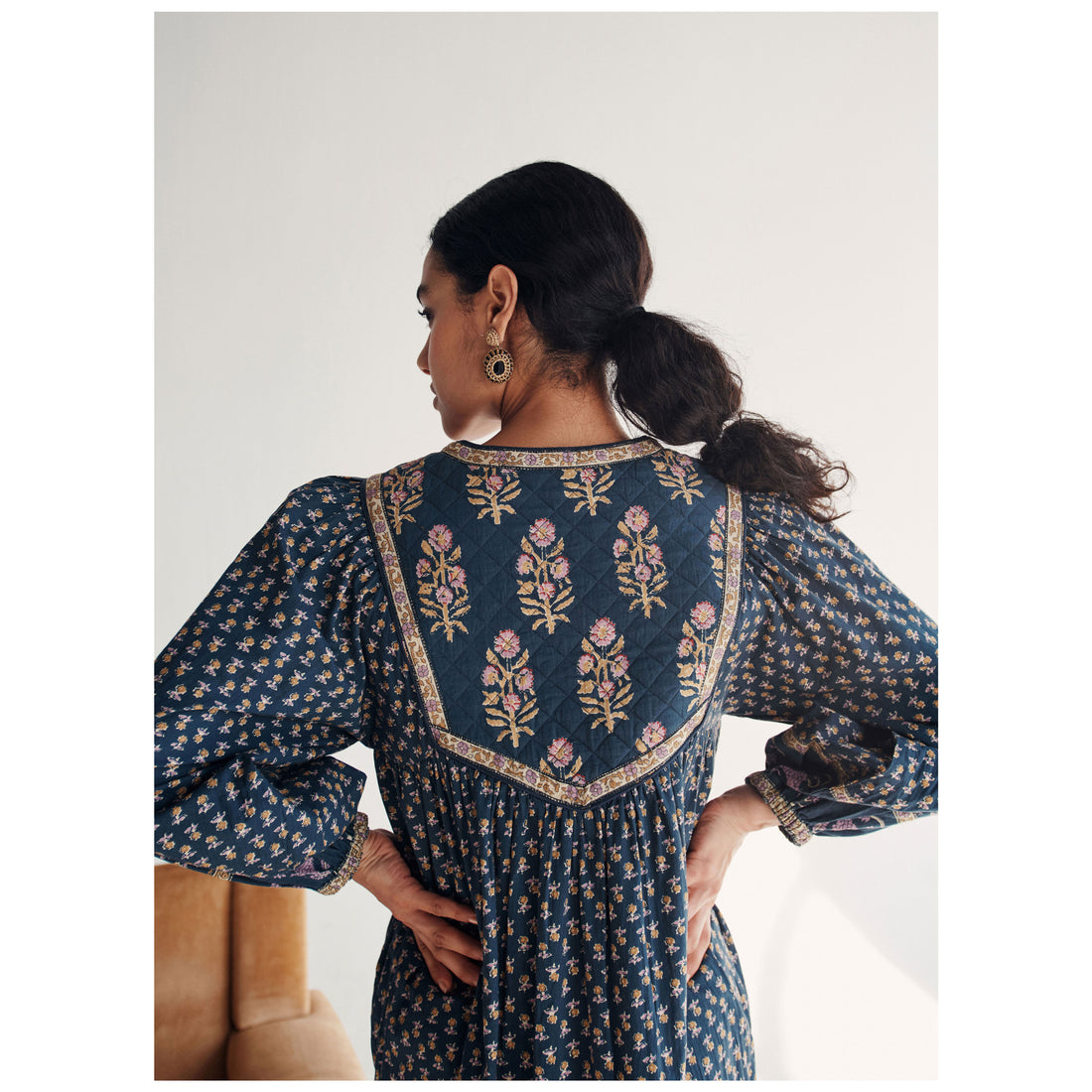 Louise Misha Midnight Granda Meadow Gypsy Dress