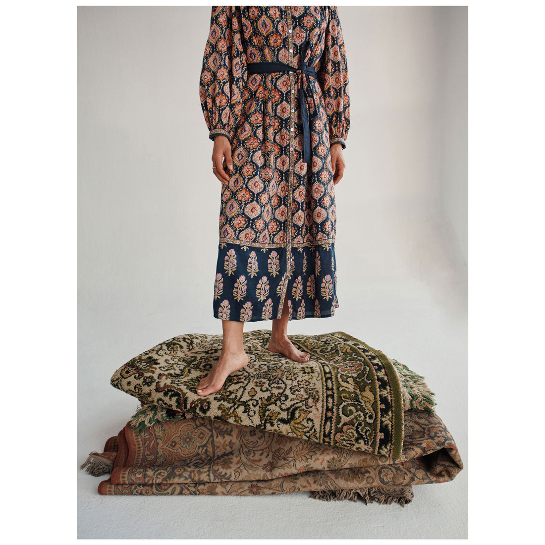 Louise Misha Midnight Granada Meadow Shelli Dress