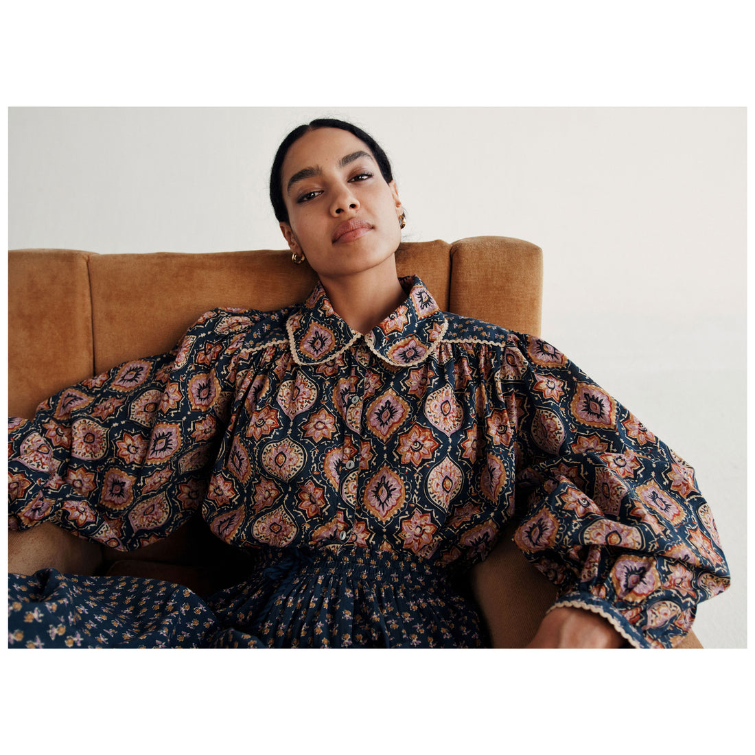 Louise Misha Midnight Granada Meadow Kita Shirt